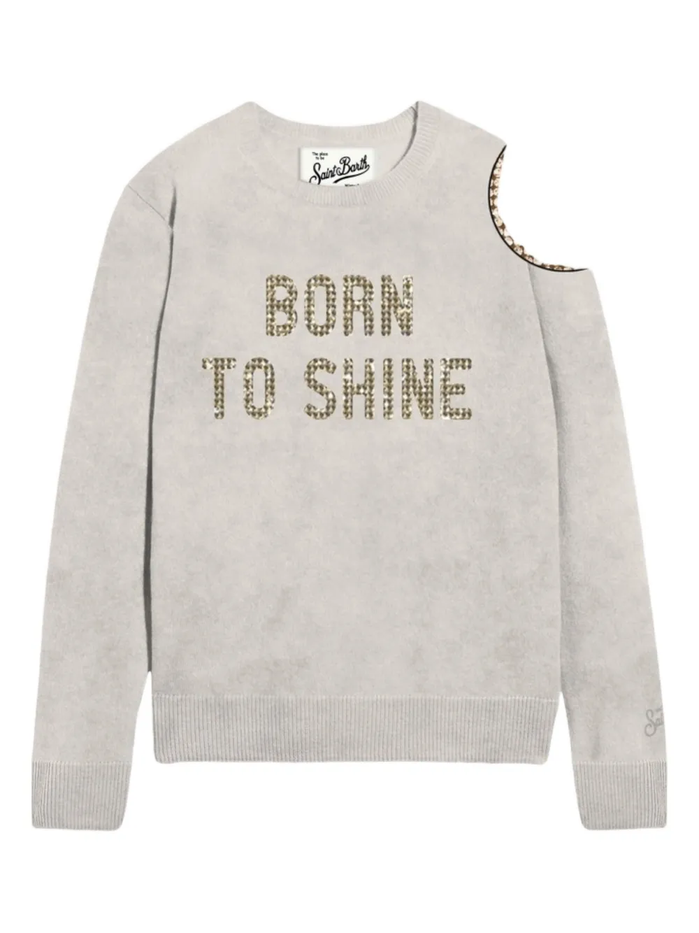 Mc2 Saint Barth Born To Shine Sweater In Gray