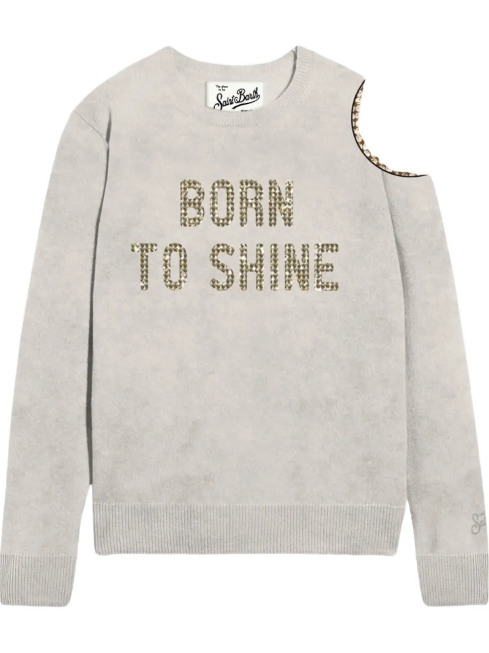 Mc2 Saint Barth Born To Shine Sweater In Gray