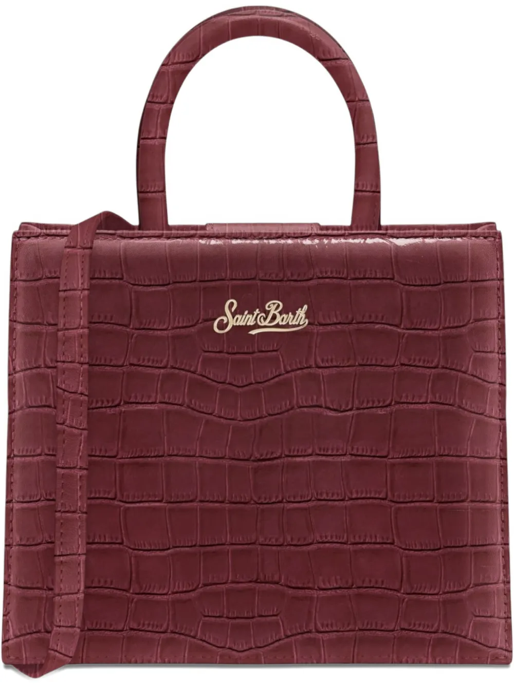 MC2 Saint Barth leather tote bag - Rood