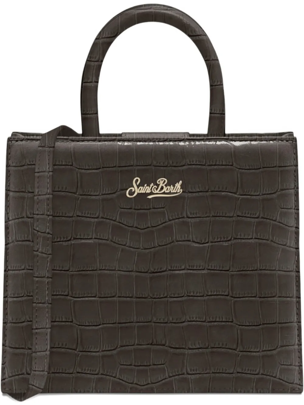 MC2 Saint Barth medium croco-printed tote bag - Bruin