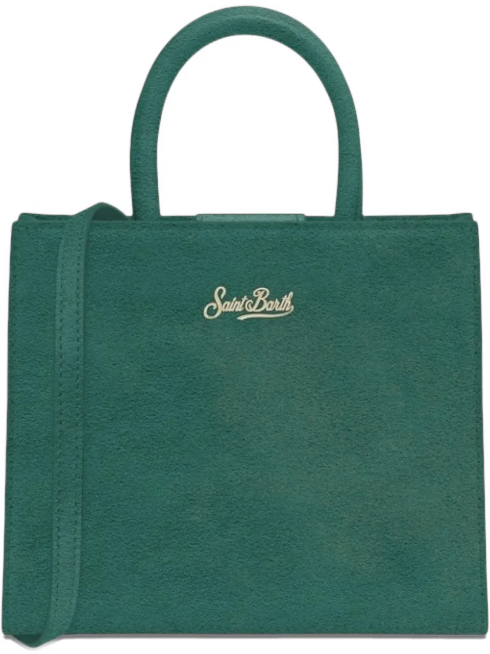 MC2 Saint Barth medium suede top-handle tote bag - Groen