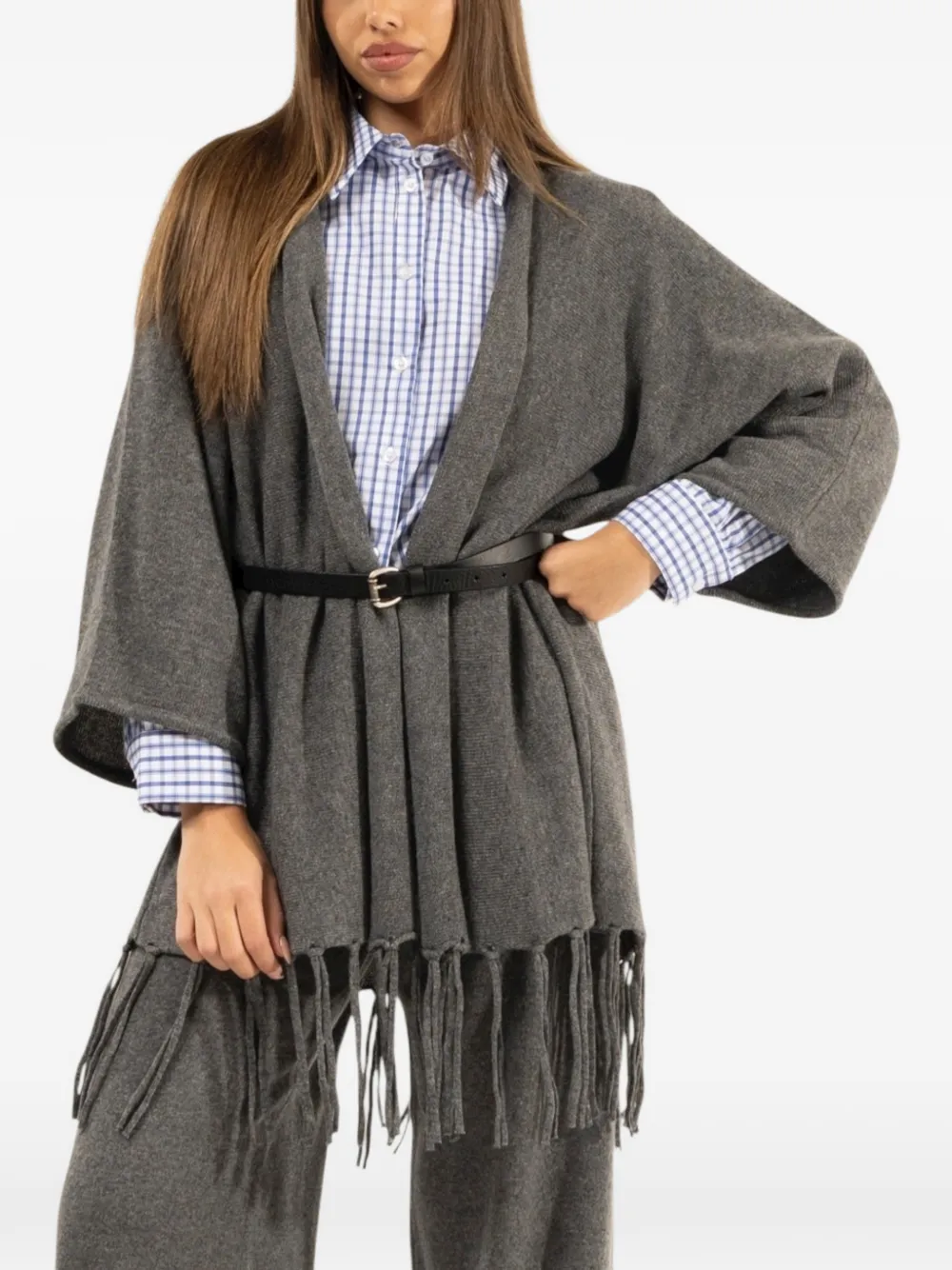 KONTATTO fringed-hem cardigan | Cardigans | Image 2