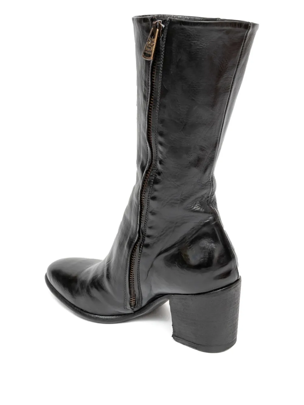 King Tartufoli Shoes 60mm Block-heel Boots In Black