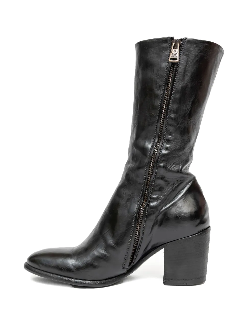 King Tartufoli Shoes 60mm Block-heel Boots In Black