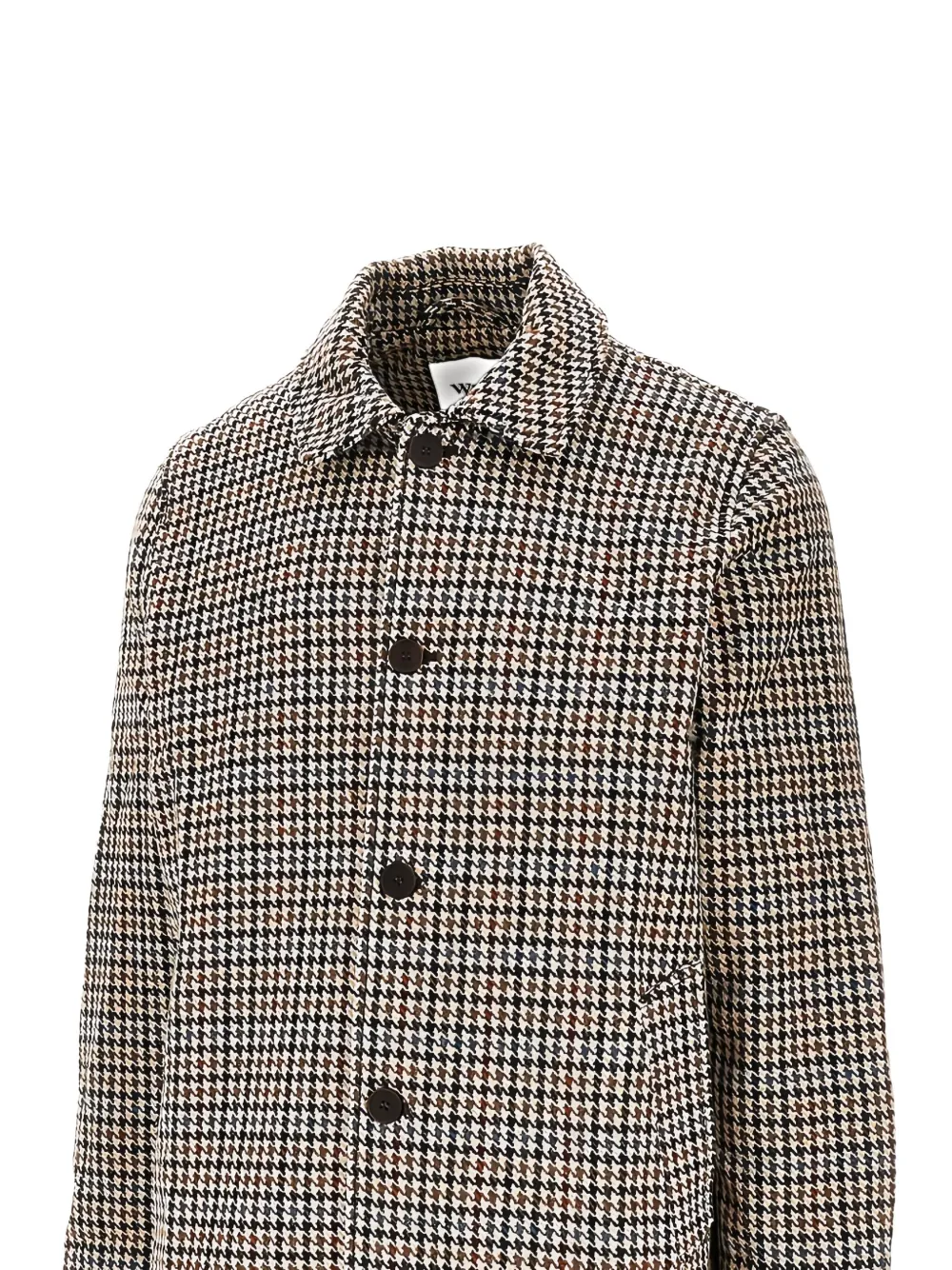 Wax London houndstooth button coat | Single Breasted Coats | Image 2