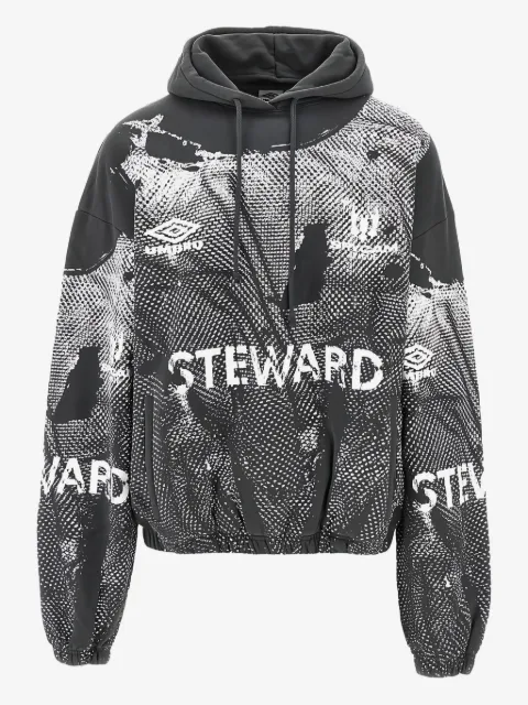 UMBRO graphic-print long-sleeves hoodie