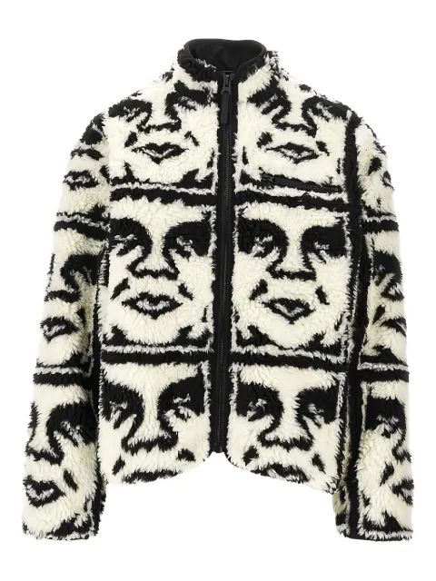 Obey zip-fastening bomber jacket