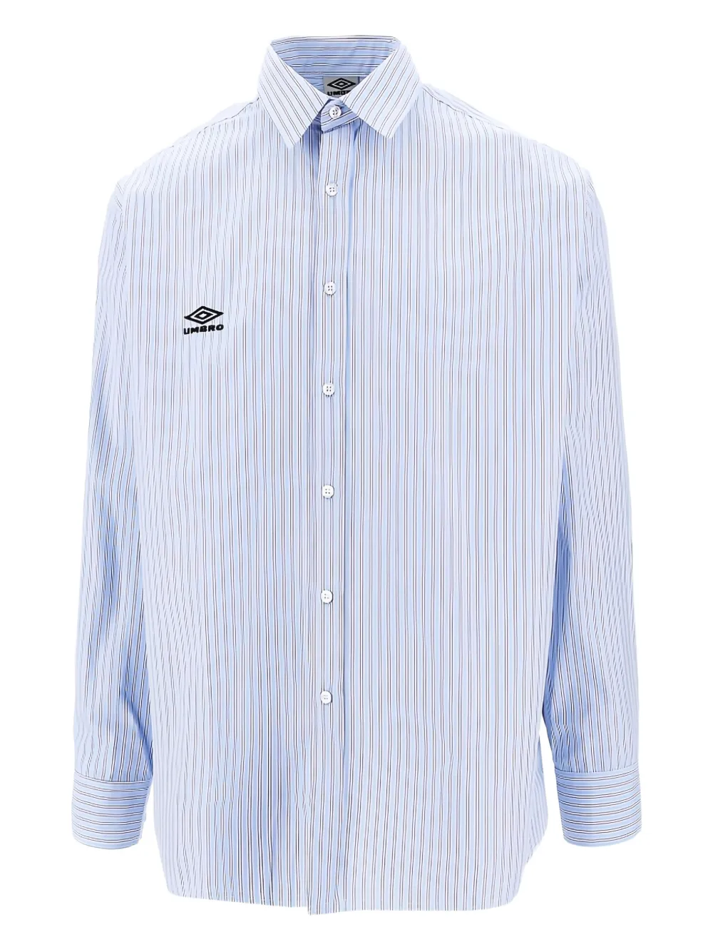 UMBRO playera con logo y motivo de rayas | azul | Image 1