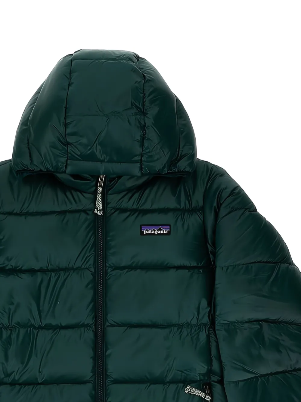 Patagonia Hi-Loft gewatteerd jack met capuchon Groen