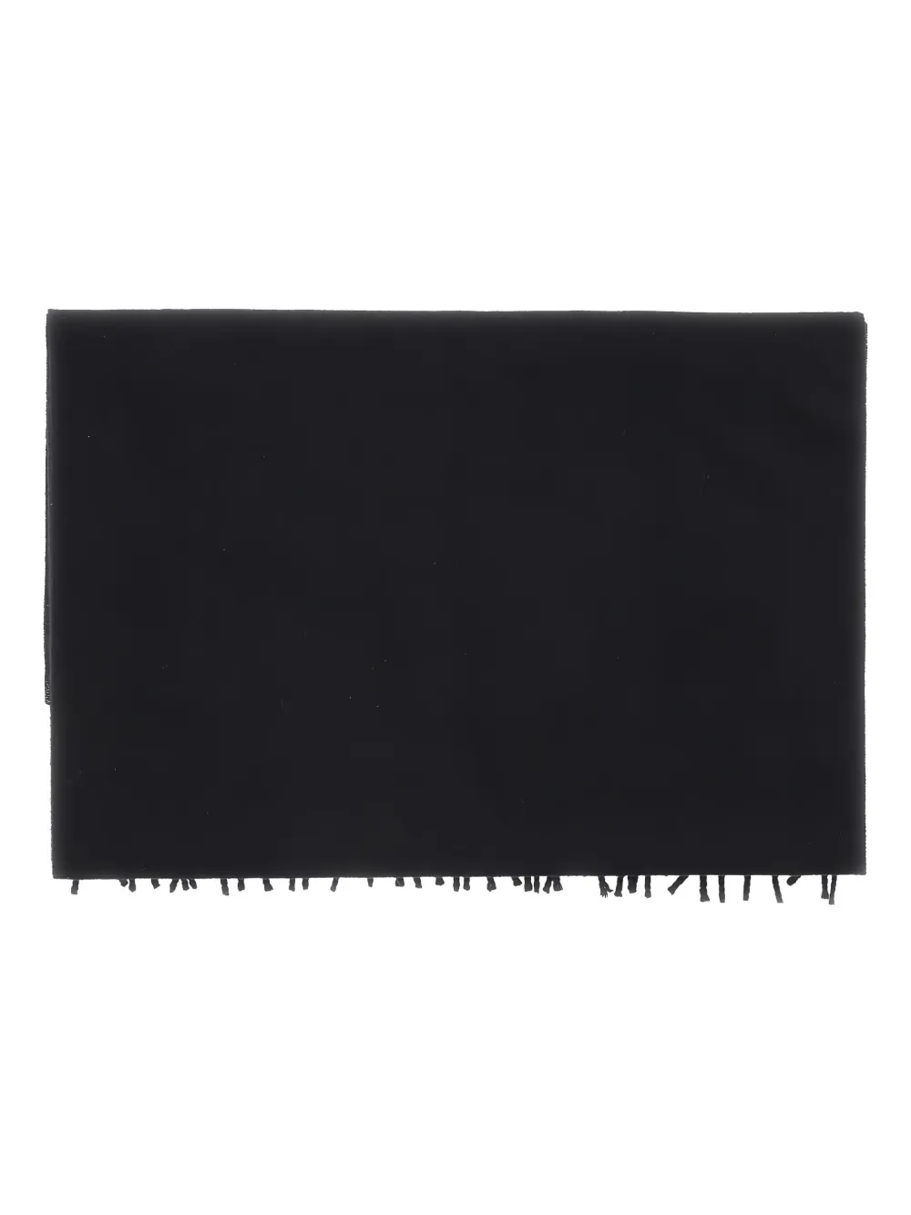 Saint Laurent Kasjmier sjaal met franje - Zwart