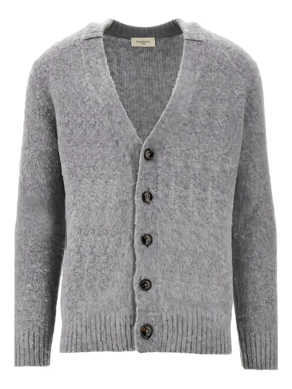 Piacenza Cashmere button-up cardigan | Grey | Image 1