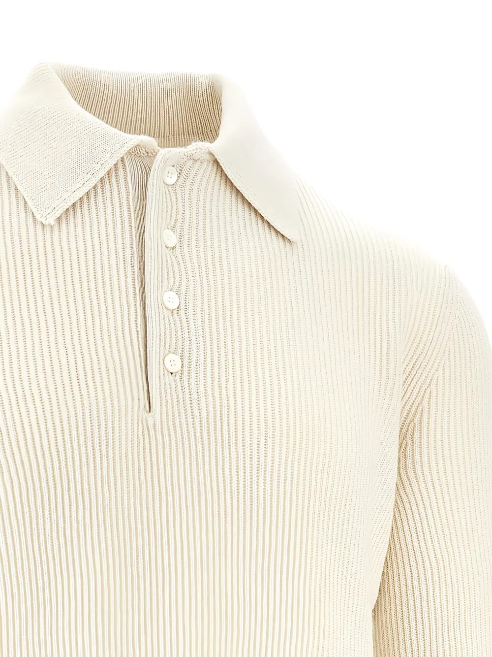 Piacenza 1733 Geribbelde sweater - Beige