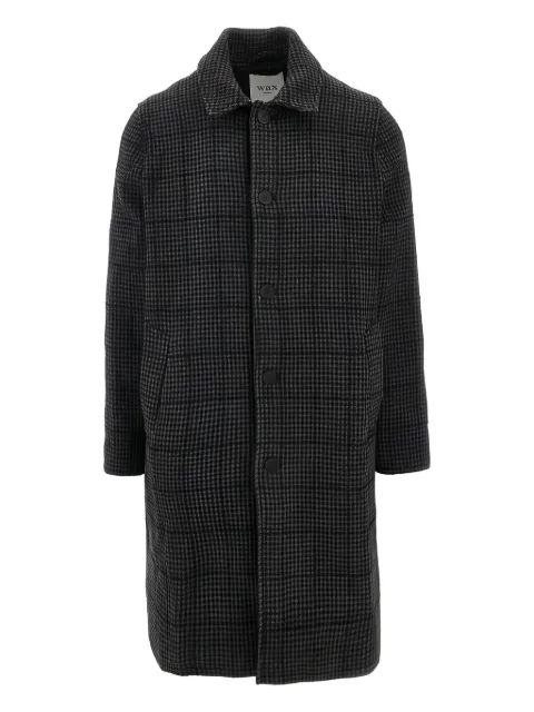Wax London Stan checked coat
