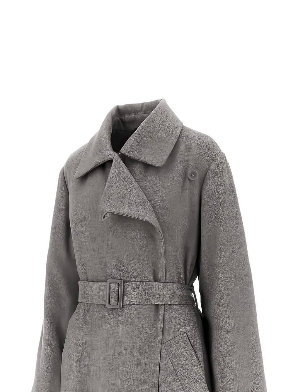 Emporio Armani Jas met ceintuur Grijs