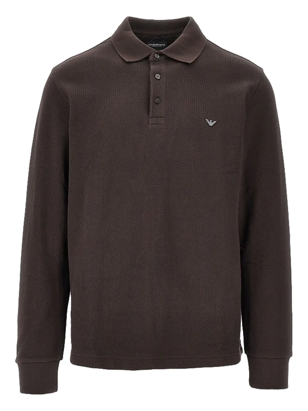 Ea7 Emporio Armani Piqué poloshirt Bruin