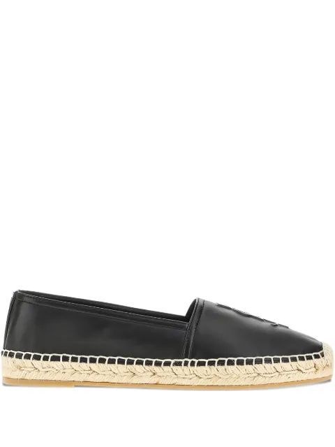 Saint Laurent logo-motif espadrilles