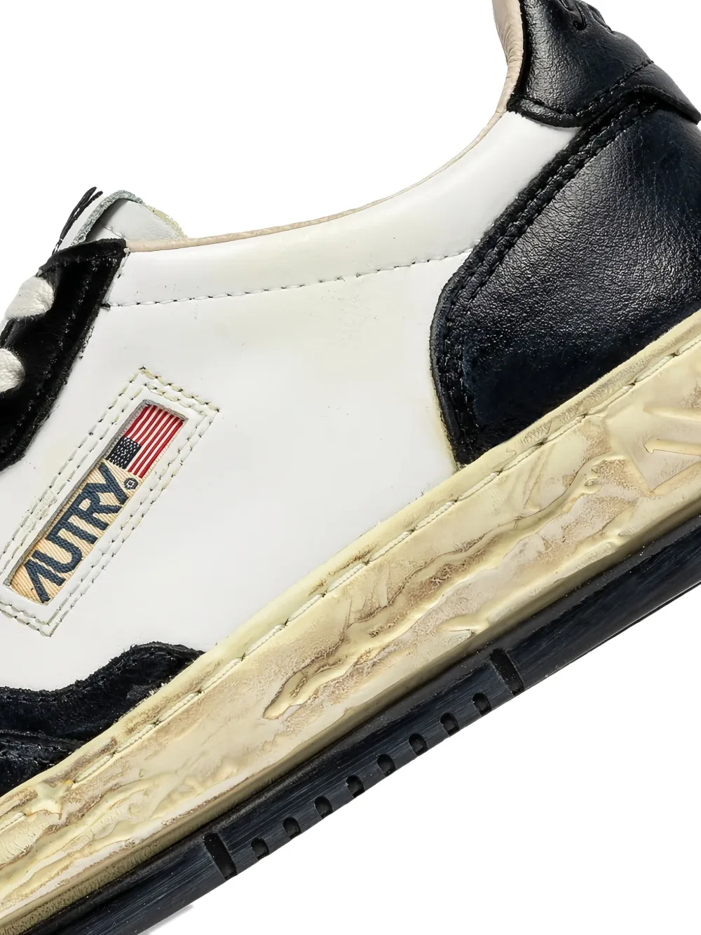 Autry x Maison Mihara Yasuhiro lace-up sneakers Wit