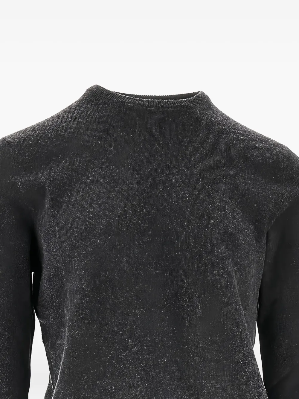 Piacenza 1733 Trui met geribbelde afwerking - Grijs