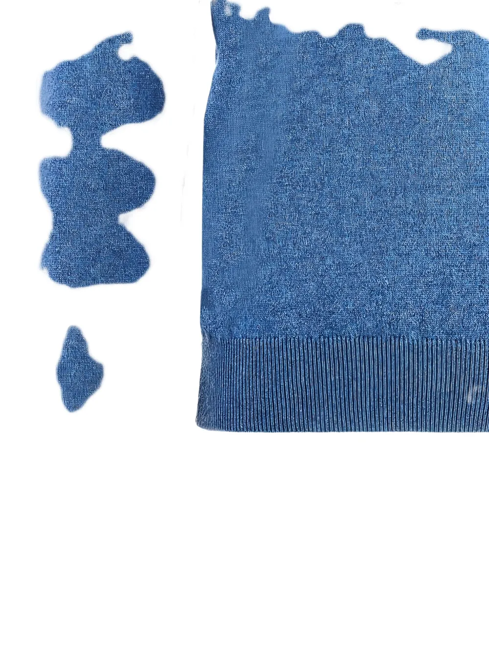 Piacenza Cashmere V-neck Sweater In Blue