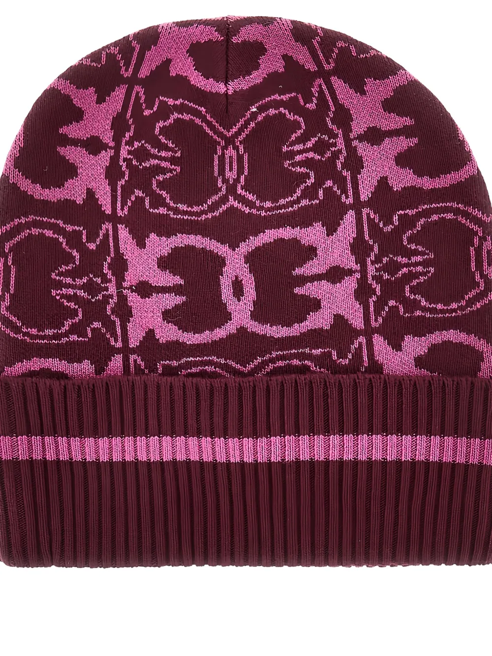 PINKO patterned beanie hat - Rood