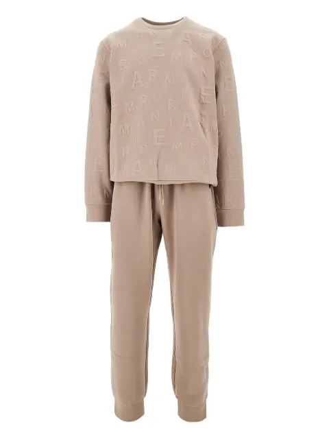 Ea7 Emporio Armani jacquard tracksuits