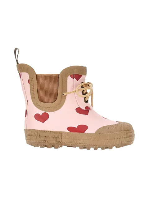 Konges Sløjd heart lace-up boots