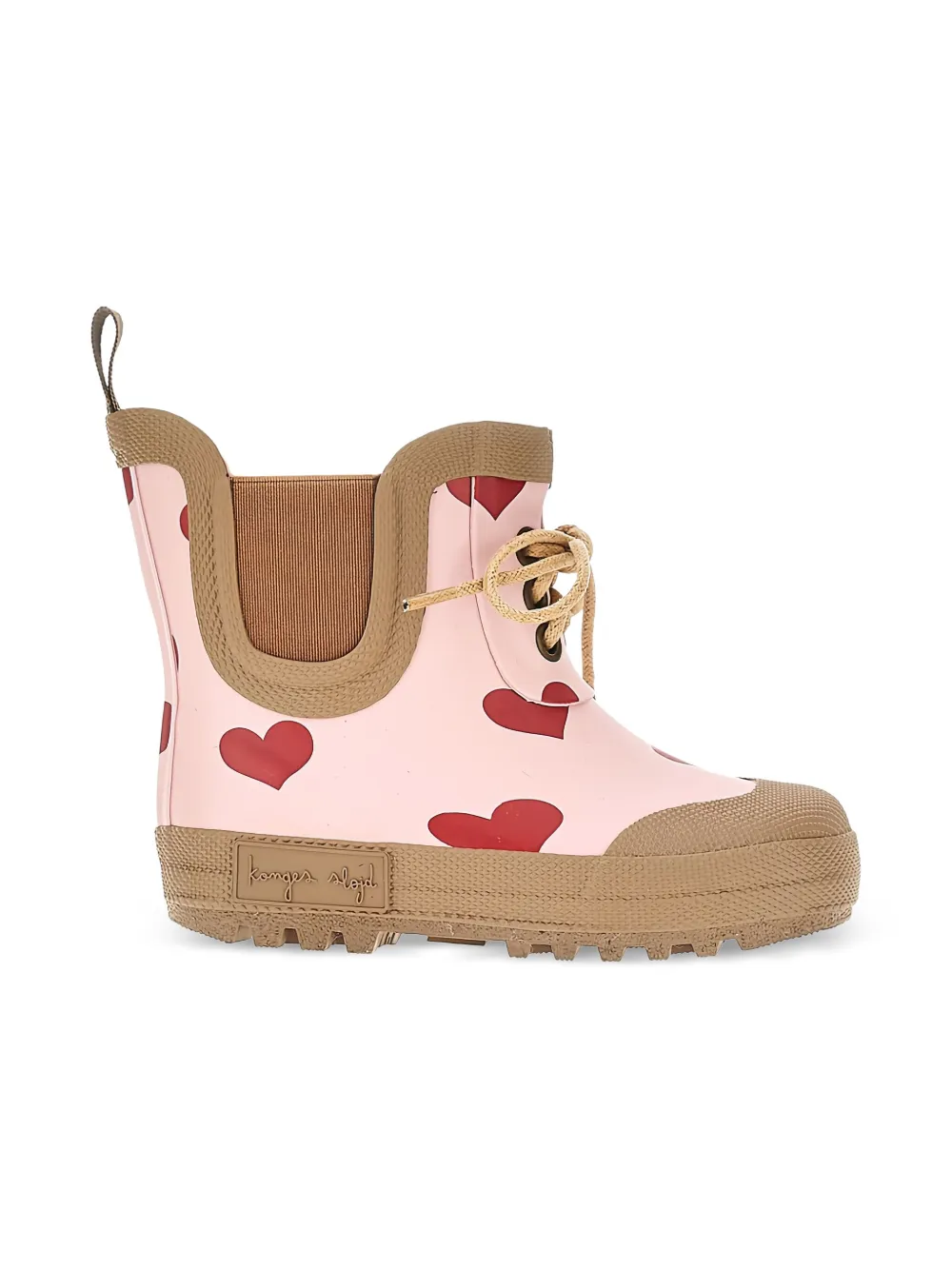 Konges Sløjd heart lace-up boots | Pink | Image 1