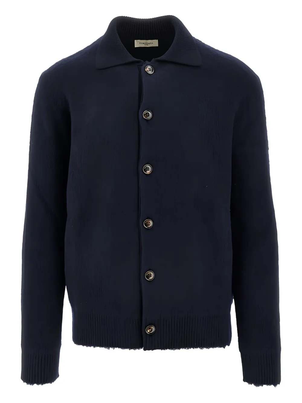 Piacenza Cashmere buttoned cardigan | Blue | Image 1