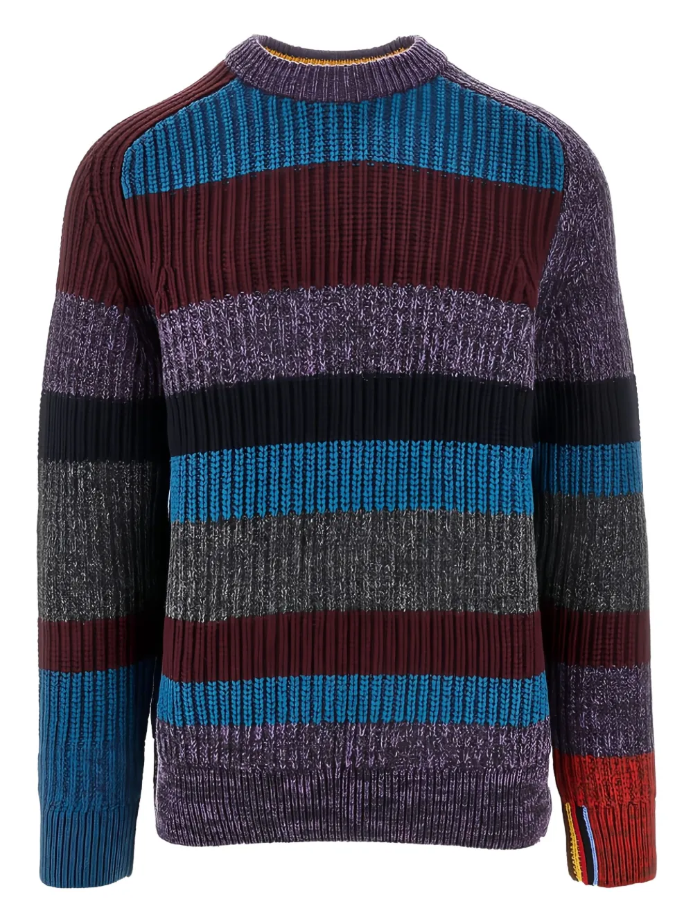 Barbour International X Paul Smith Striped Sweater In Blue