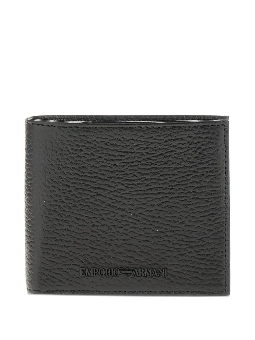 Emporio Armani textured wallet | Black | Image 1
