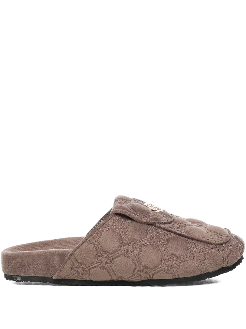 V73 Keira Slipper With Logo In Brown