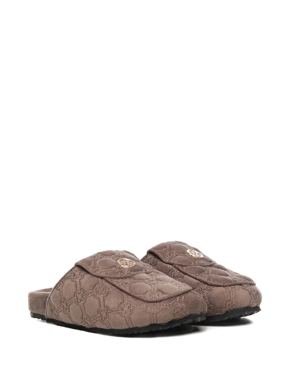 V73 Keira Slipper With Logo In Brown