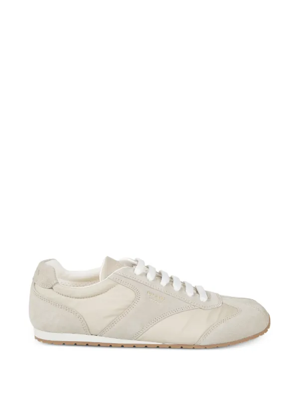 Prada Logo-detail Sneakers in Neutrals