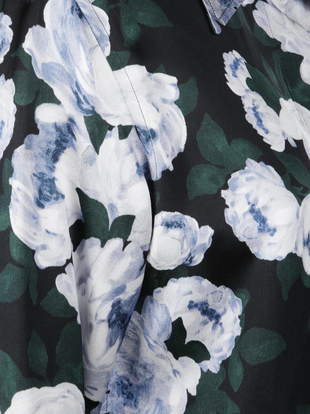 Stella McCartney Blouse met bloemenprint Zwart