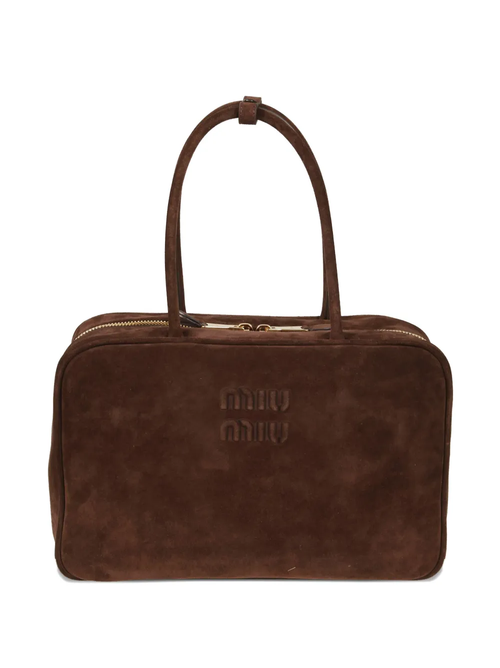Miu Miu Beau suede shoulder bag | Brown | Image 1