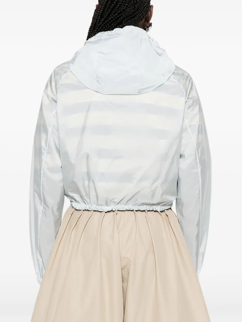 Prada Lichtgewicht Re-Nylon jack Blauw