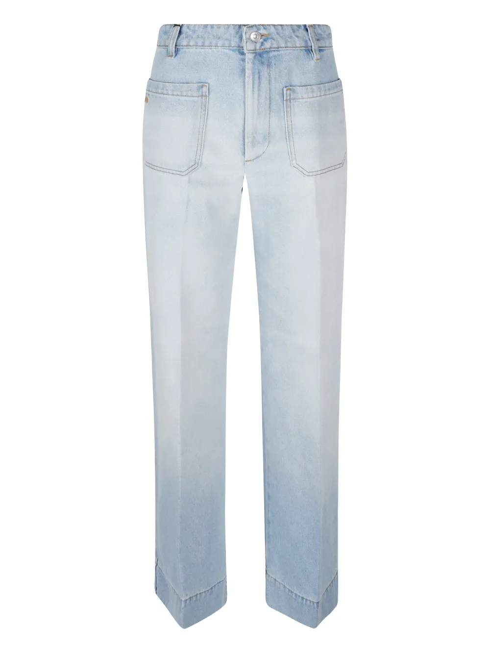 Victoria Beckham Straight-leg Jeans In Blue