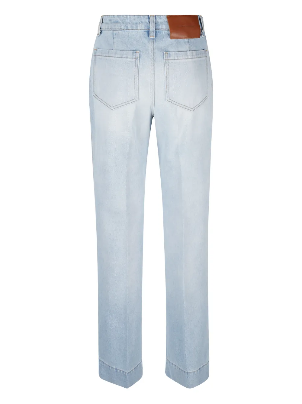 Victoria Beckham Straight-leg Jeans In Blue
