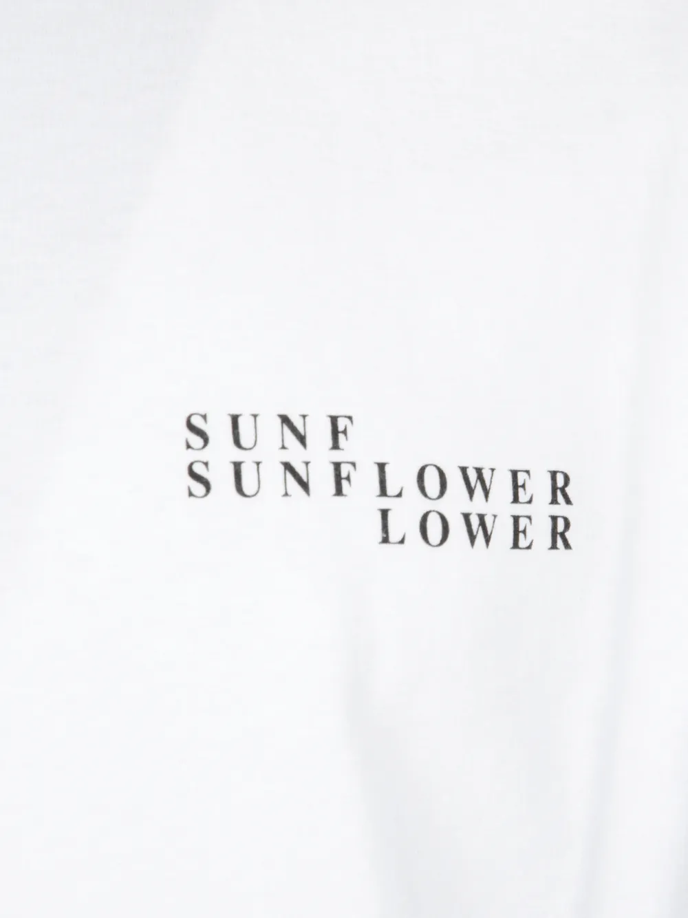 Sunflower T-shirt met logoprint Wit