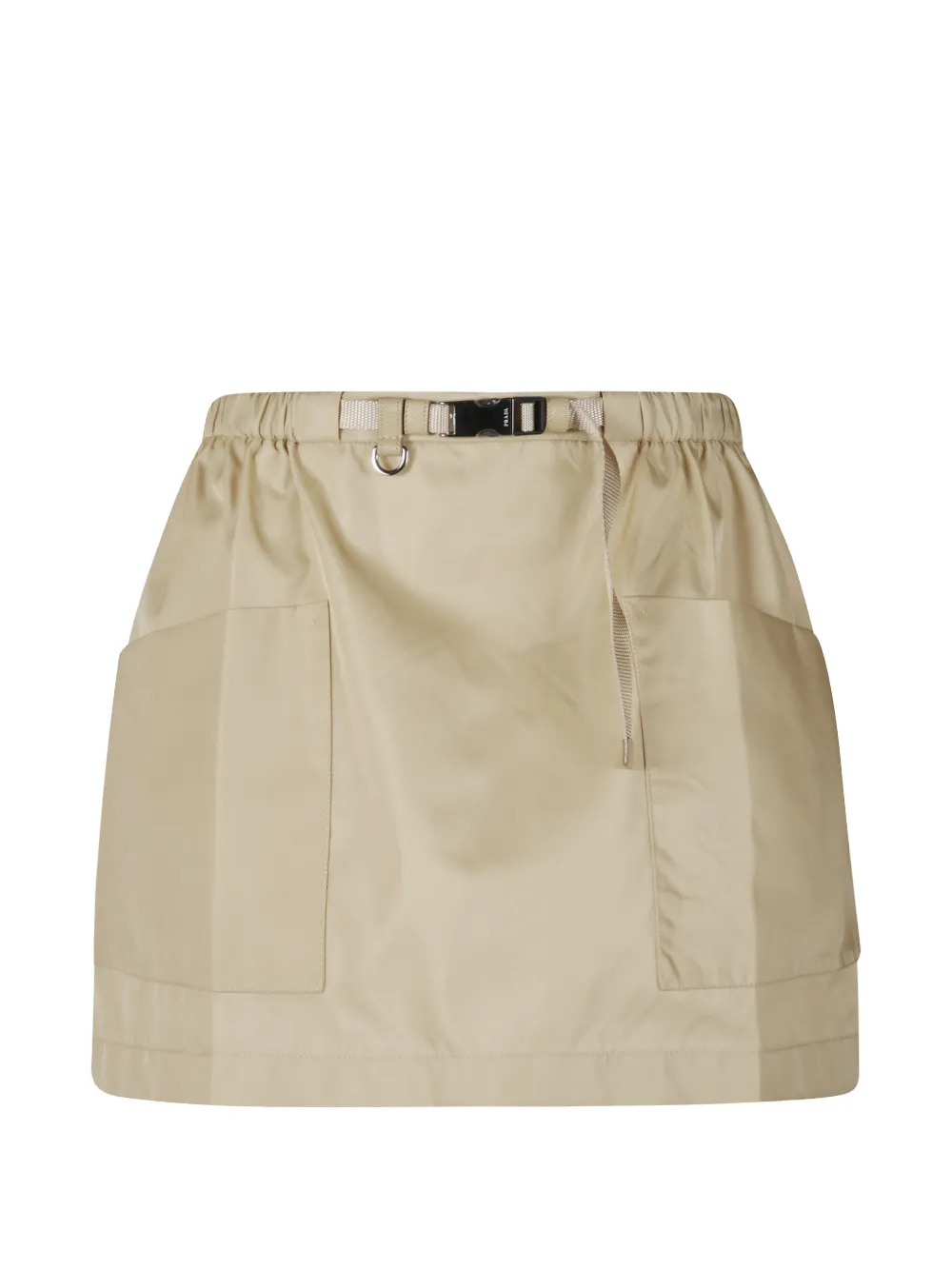 Prada front-pocket mini skirt - Toni neutri