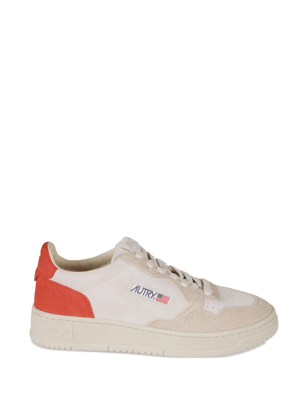 Autry lace-up perforated sneakers - Toni neutri