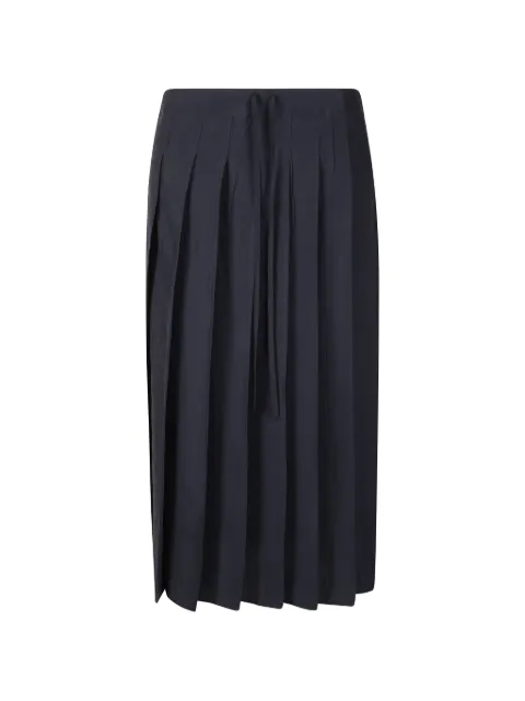 Prada pleated midi skirt