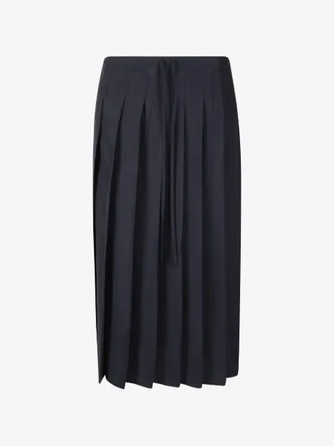 Prada jupe mi-longue à design plissé