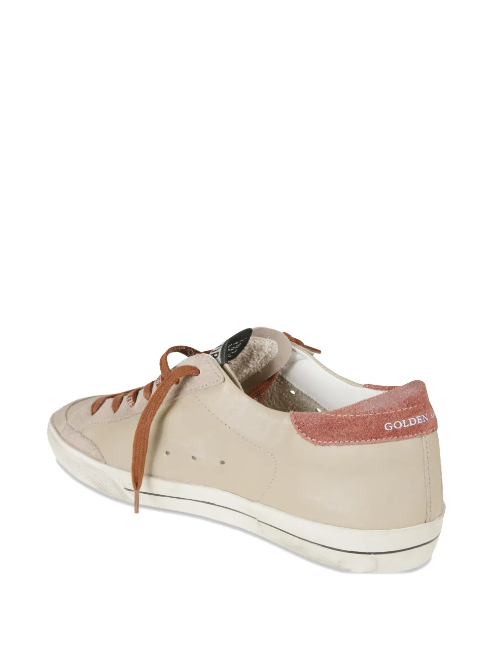 Golden Goose star-detail lace-up sneakers Beige