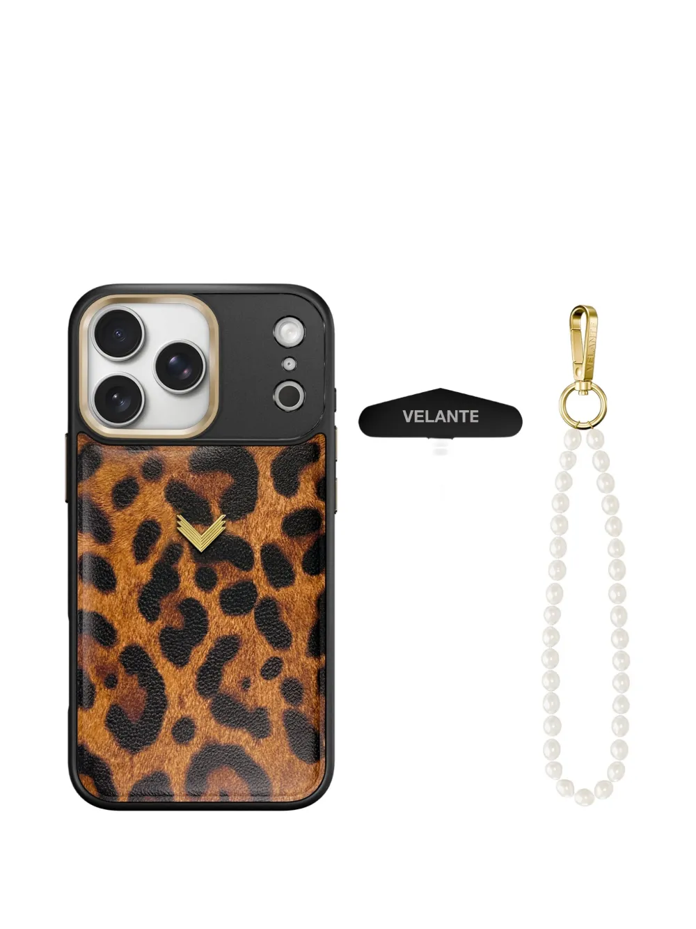 Velante Panthere Iphone 17 Pro Phone Case In Animal Print