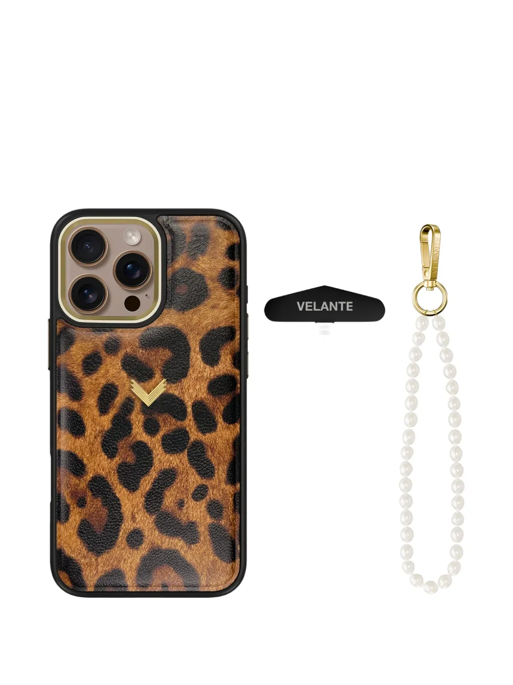  Velante Panthere Iphone 16 Pro Phone Case - Brown 