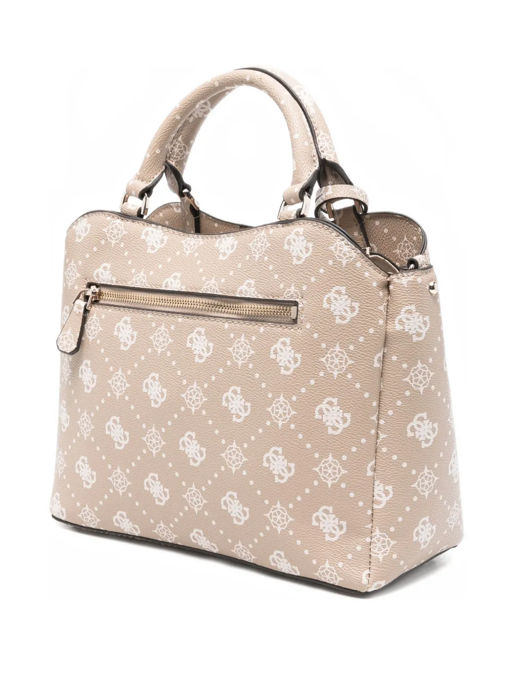 GUESS USA logo-plaque shoulder bag - Beige