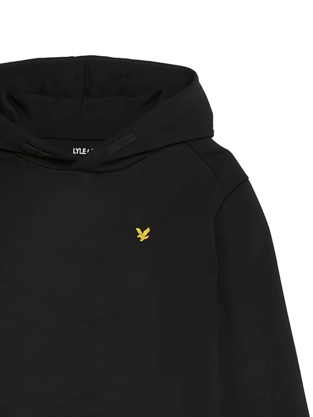 Lyle & Scott Long-sleeve Hoodie In Black