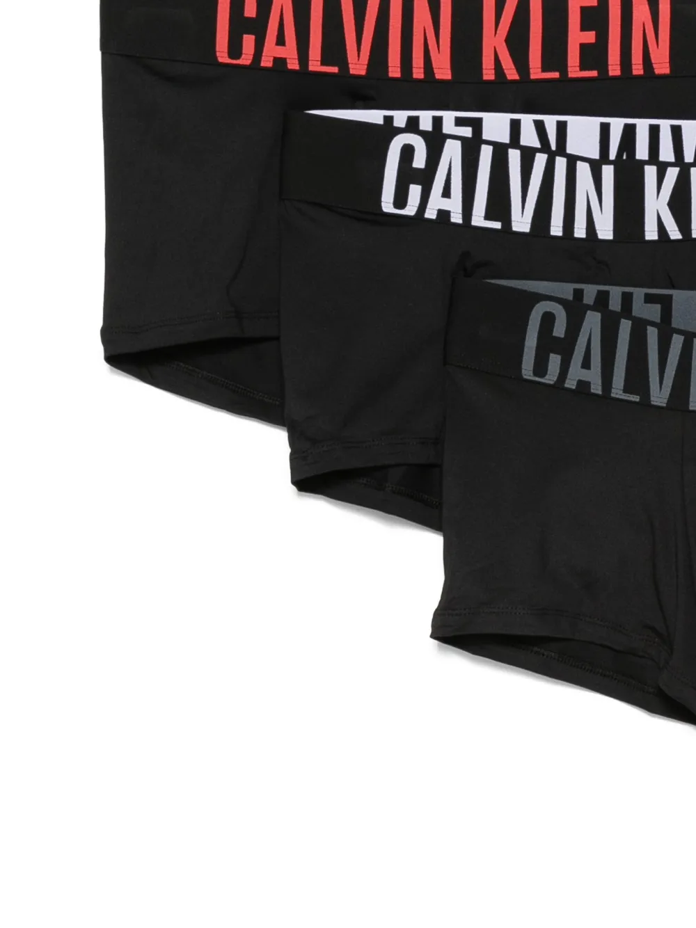 Calvin Klein Set boxershorts met logo tailleband Zwart