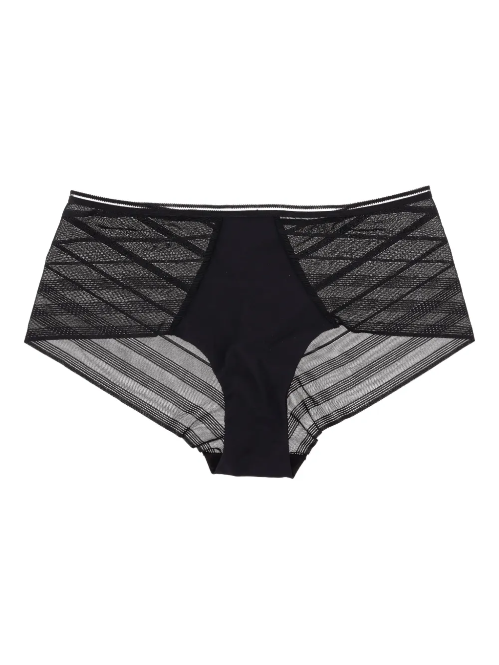 Lise Charmel Gestreepte slip - Zwart